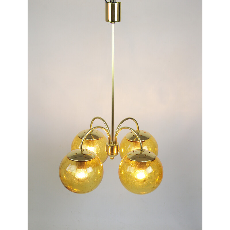 Vintage chandelier by Lustry Kamenicky Senov, Czechoslovakia 1970