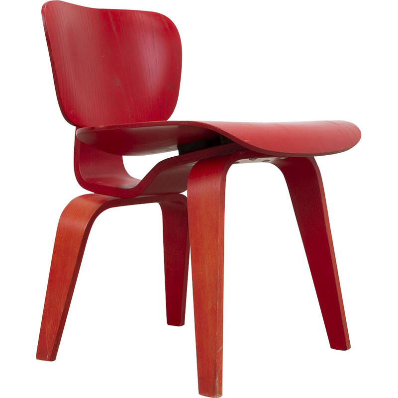 Vintage Dcw stoel van Ray en Charles Eames voor Vitra, 2000