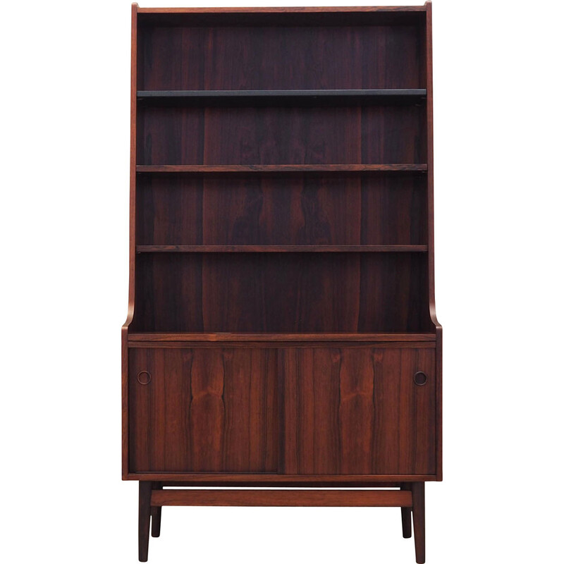 Rosewood vintage bookcase by Johannes Sorth for Bornholm, 1960s