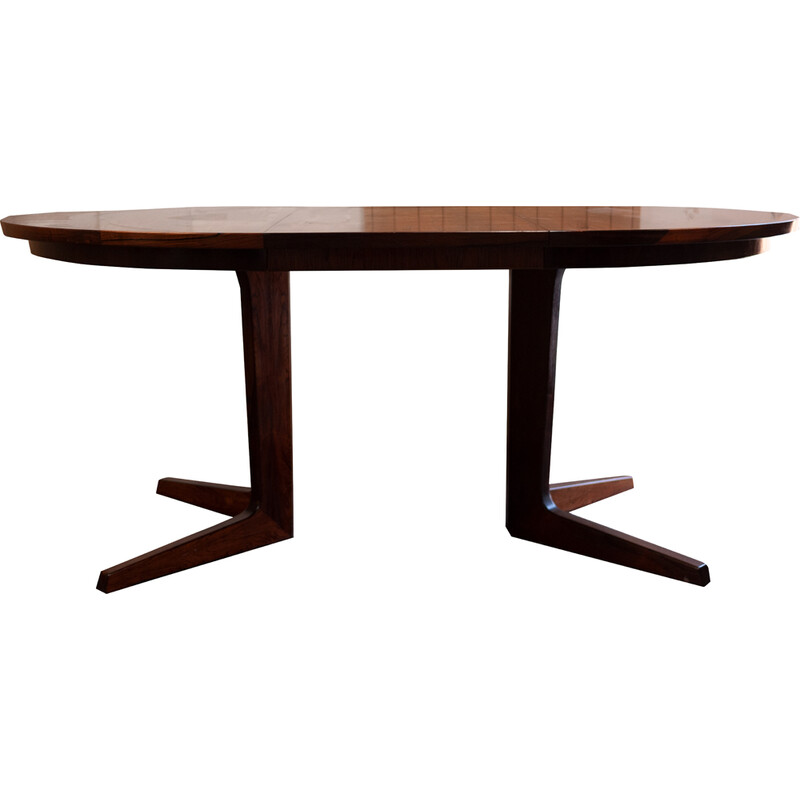 table vintage ronde danoise - 1960