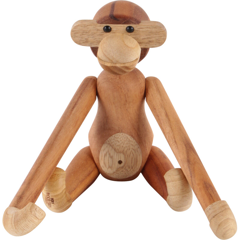 Kay Bojesen macaco de teca vintage