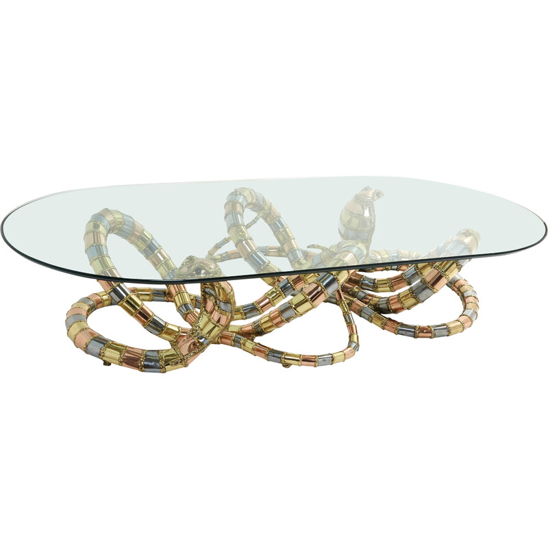 Cobra vintage coffee table by Isabelle Faure, 1970