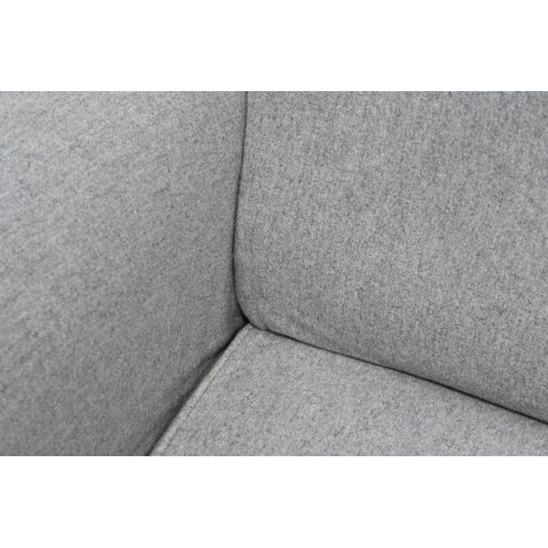 Vintage grey fabric sofa by Philippe Starck