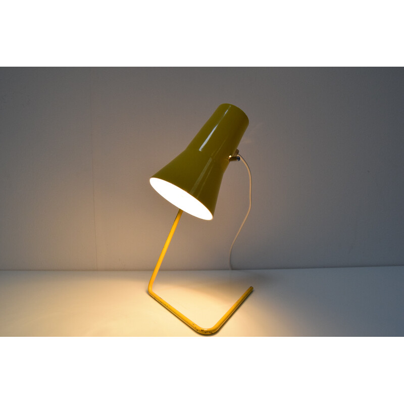 Lampe de table vintage avec abat-jour réglable par Josef Hurka pour Drupol, 1960