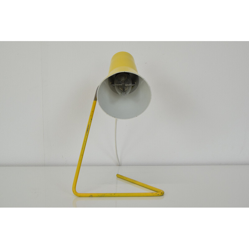 Vintage tafellamp met verstelbare kap van Josef Hurka voor Drupol, 1960