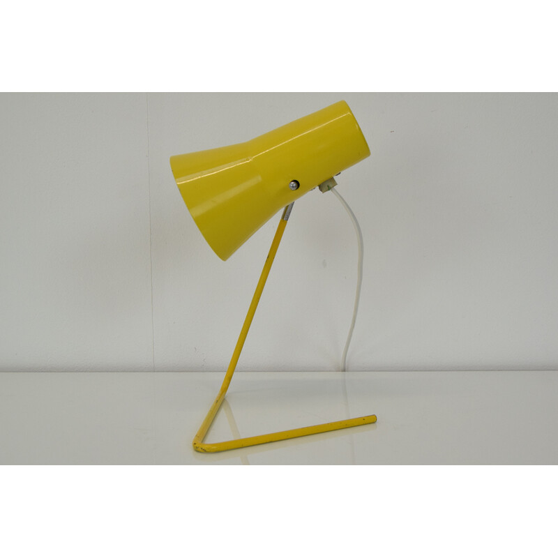 Lampe de table vintage avec abat-jour réglable par Josef Hurka pour Drupol, 1960
