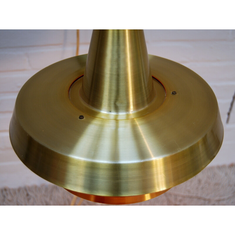 Swedish wall lamp in metal and brass - 1960s