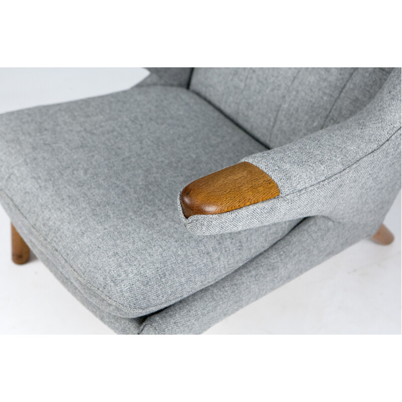 AP-19 "Papa Bear" armchair in grey, Hans J. WEGNER - 1950s