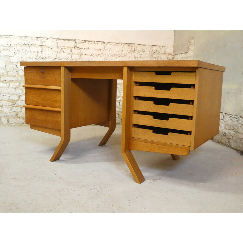 Bureau vintage Eb04 de Cees Braakman pour Pastoe, Hollande 1950