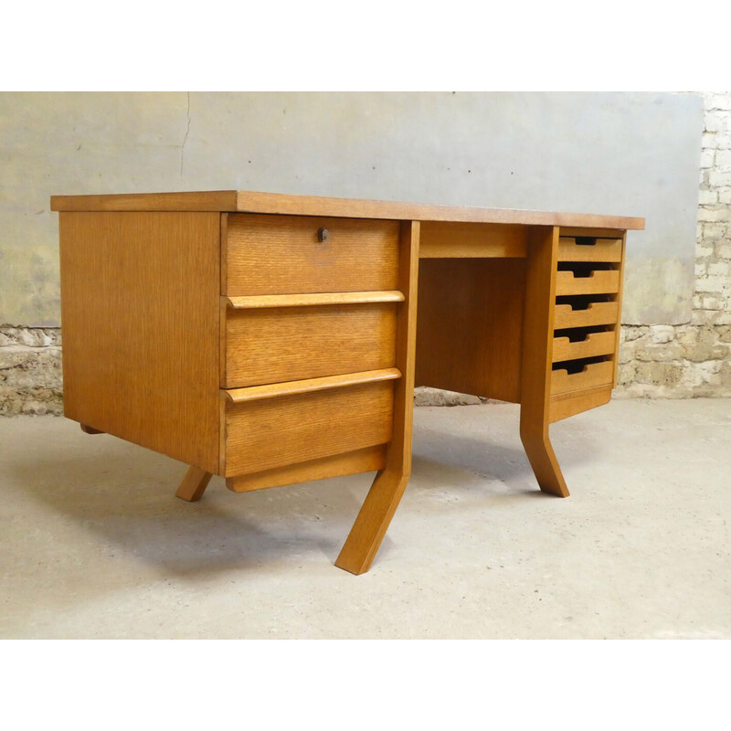 Vintage desk Eb04 by Cees Braakman for Pastoe, Holland 1950