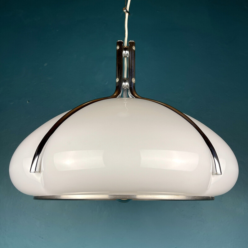 Vintage Quadrofoglio pendant lamp by Luigi Massoni for Guzzini, Italy 1960-1970s