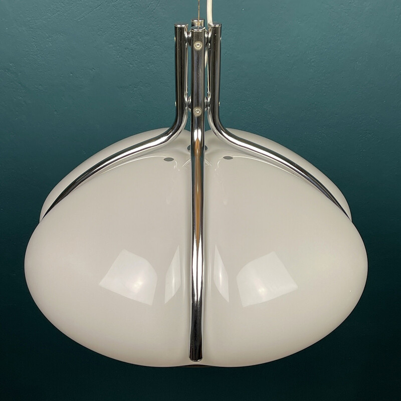 Quadrofoglio lâmpada de suspensão de vintage de Luigi Massoni para Guzzini, Itália 1960-1970