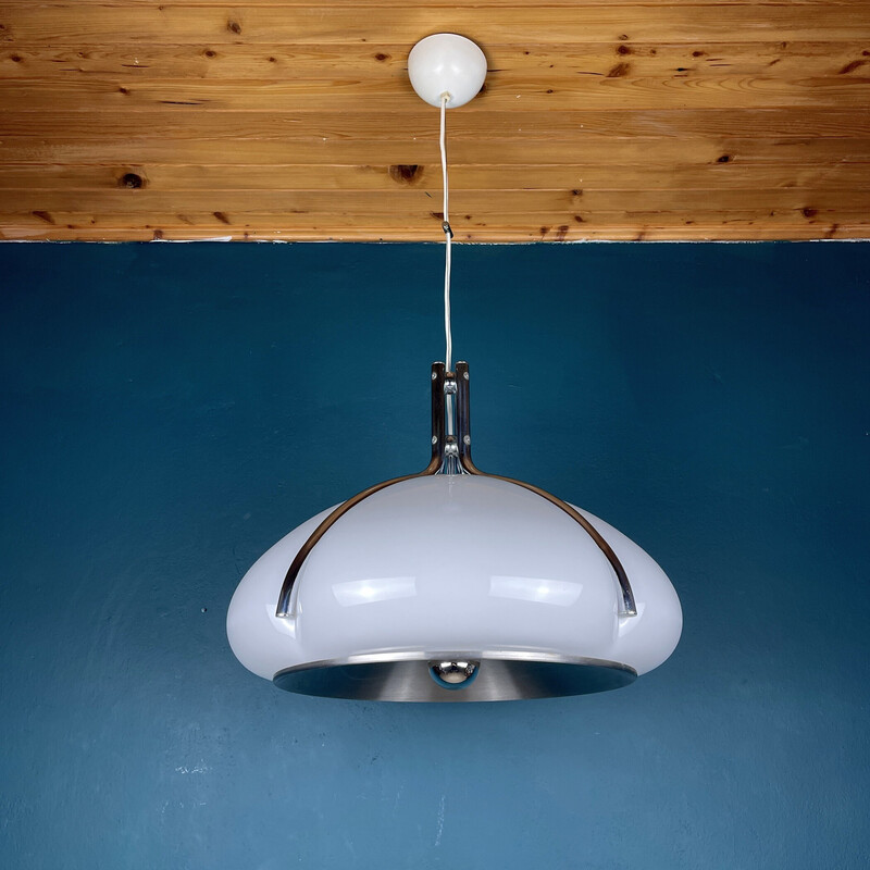 Quadrofoglio vintage hanglamp van Luigi Massoni voor Guzzini, Italië 1960-1970