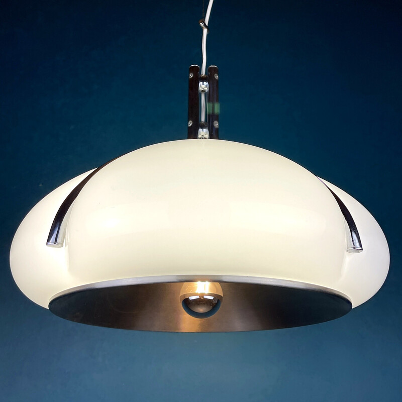 Vintage Quadrofoglio pendant lamp by Luigi Massoni for Guzzini, Italy 1960-1970s