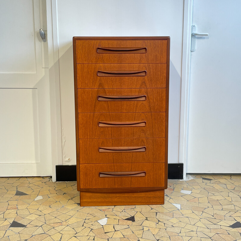 Vintage 6-drawer chest da GPlan, 1960