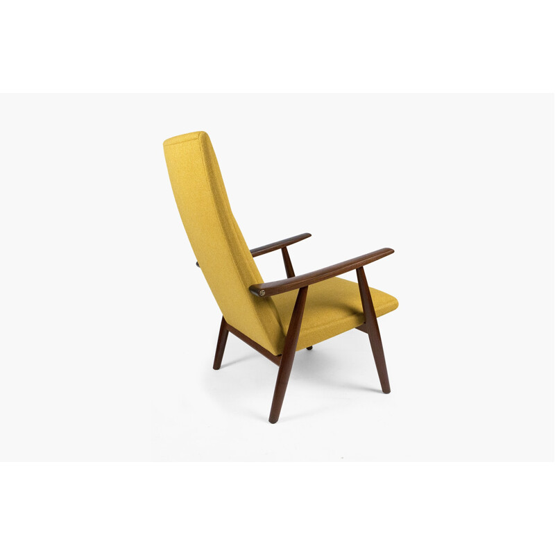 "GE-260" teak armchair with "GE-240" ottoman, Hans WEGNER - 1950s