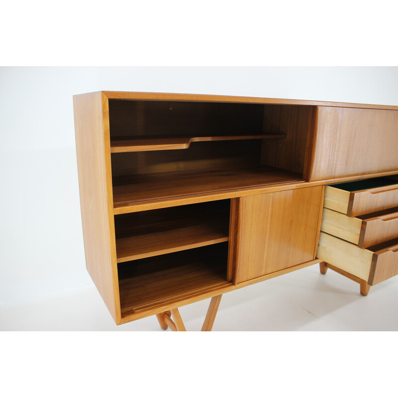 Vintage teakhouten dressoir van Kurt Ostervig, Denemarken 1960