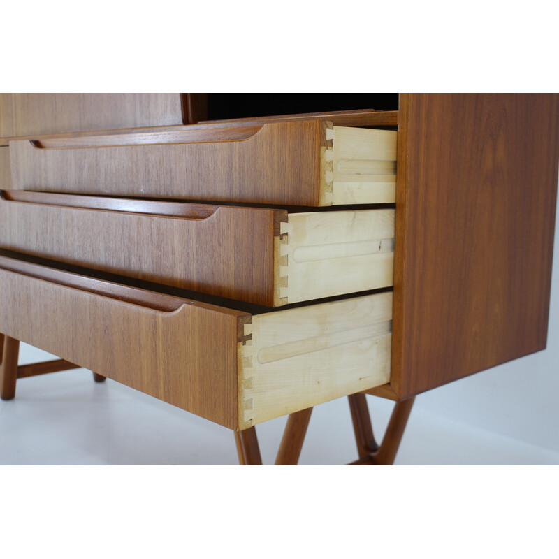 Credenza vintage in teak di Kurt Ostervig, Danimarca 1960