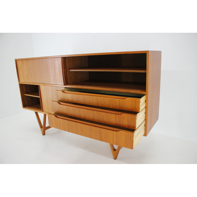 Vintage-Teakholz Buffet von Kurt Ostervig, Dänemark 1960