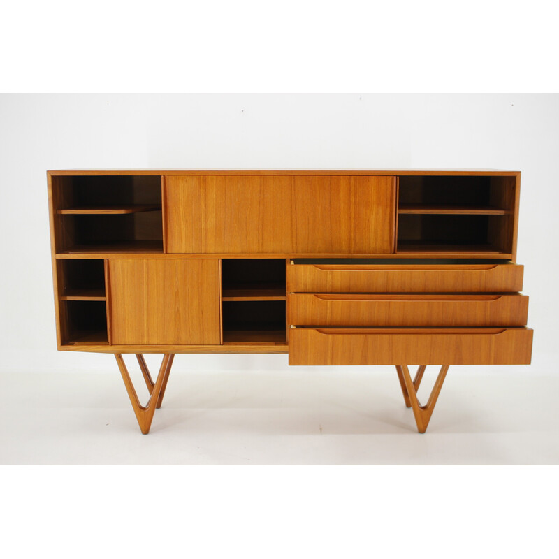 Vintage teakhouten dressoir van Kurt Ostervig, Denemarken 1960