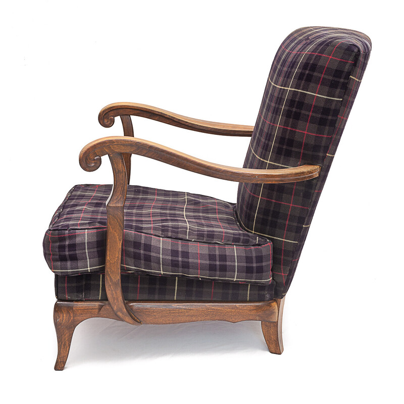 Pair of vintage armchairs by Etienne-Henri Martin for Steiner, 1950