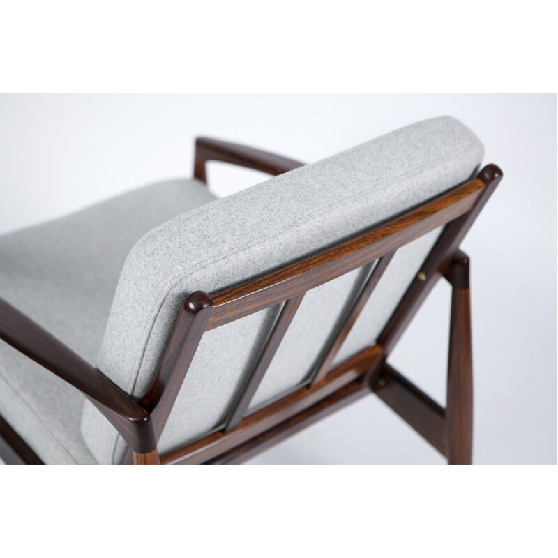 "Model 121" rosewood lounge chair, Kai KRISTIANSEN - 1950s