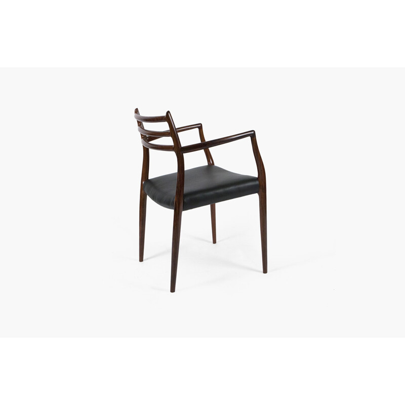 Pair of "Model 62" rosewood chairs, Niels MOLLER - 1960s