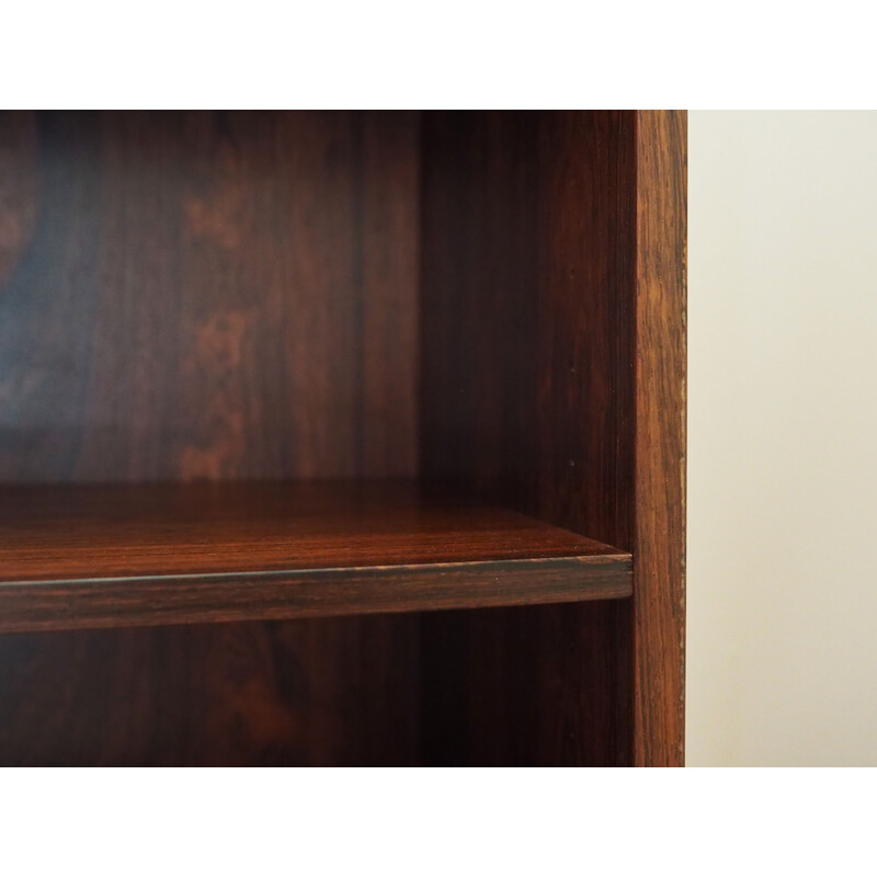 Rosewood vintage Danish bookcase by Carlo Jensen for Hundevad, 1960s