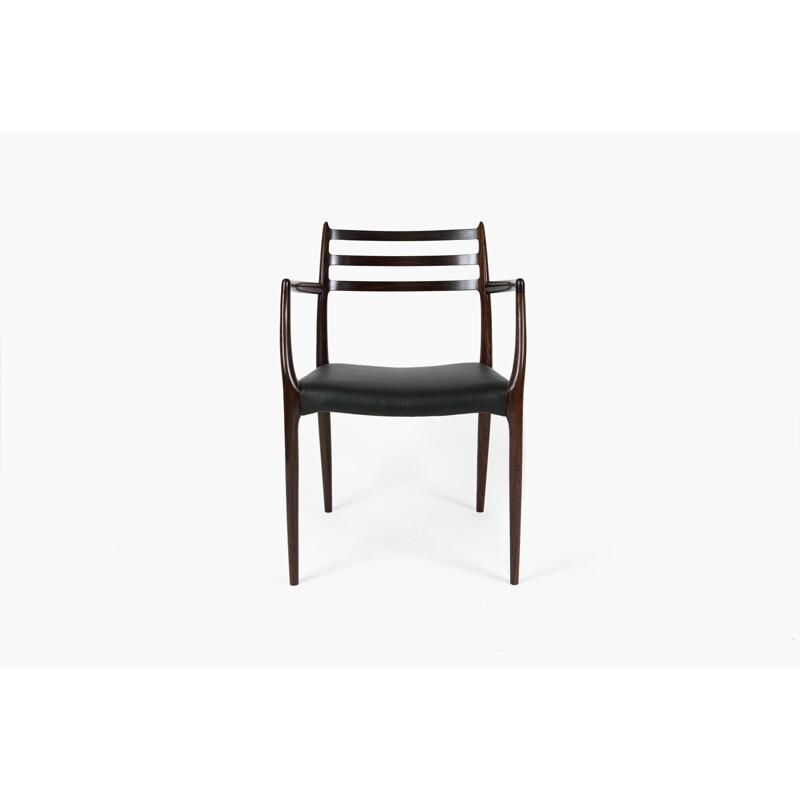 Pair of "Model 62" rosewood chairs, Niels MOLLER - 1960s