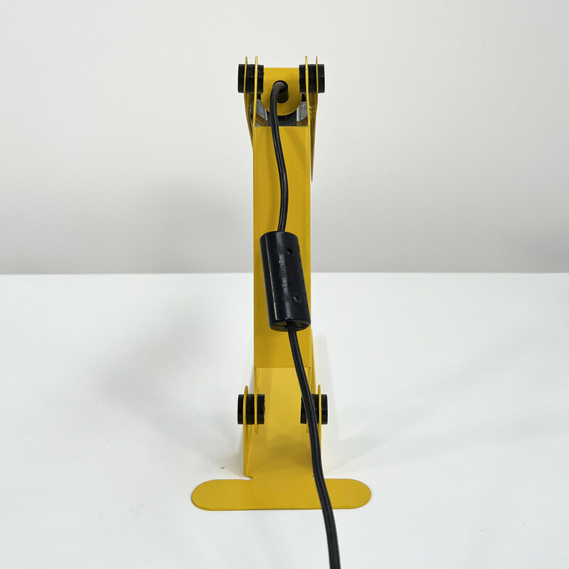 Vintage yellow Nana table lamp by Carlo Nason for Lumenform, 1980s