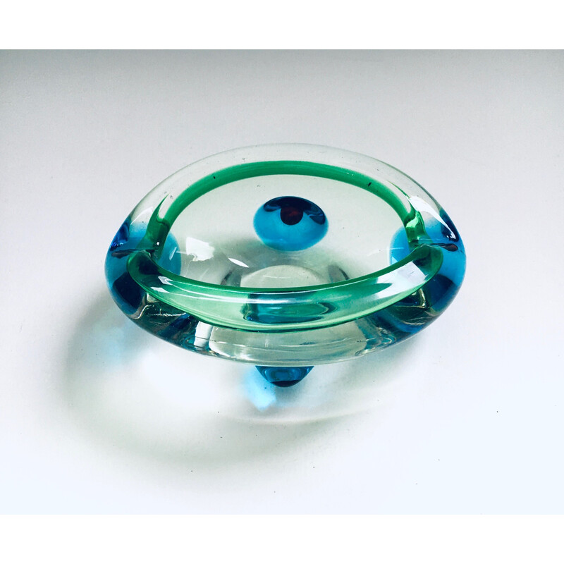 Vintage Art glass ashtray, Italy 1960s