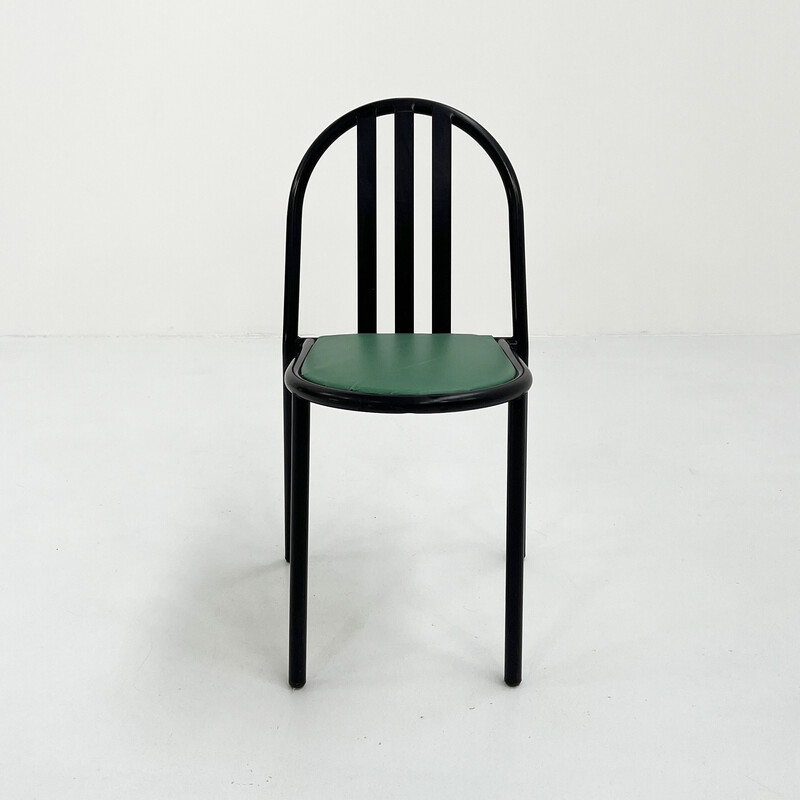 Cadeira Vintage No.222 com assento verde de Robert Mallet-Stevens para Pallucco Italia, 1980
