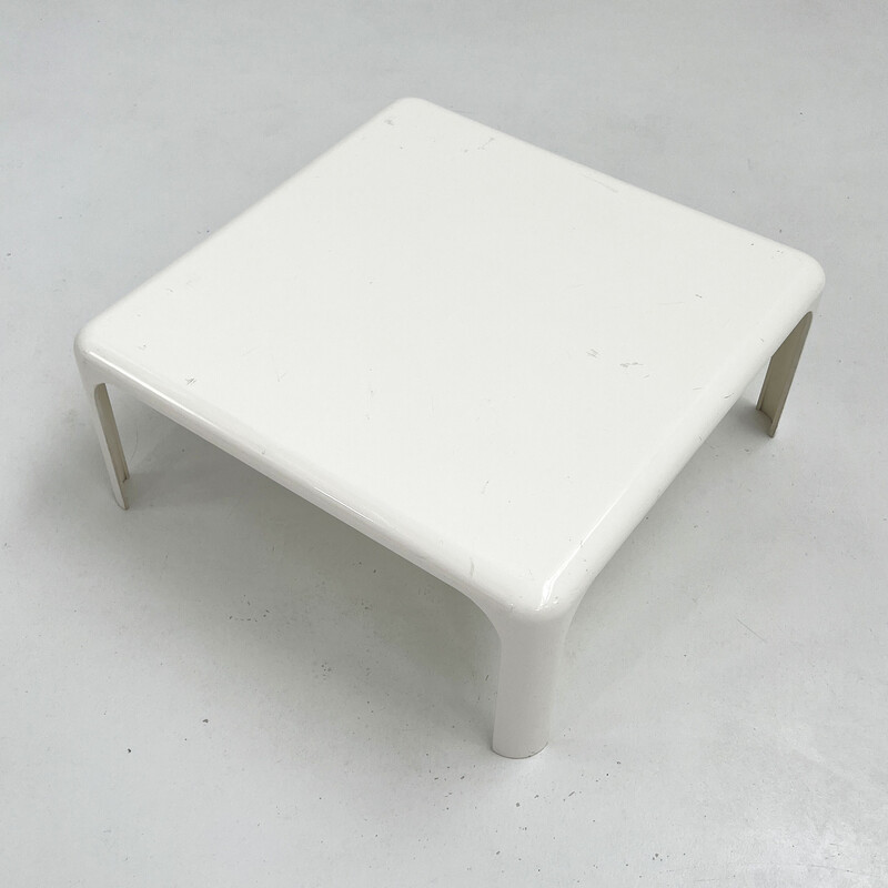 Tavolino vintage bianco Demetrio 70 di Vico Magistretti per Artemide, 1960