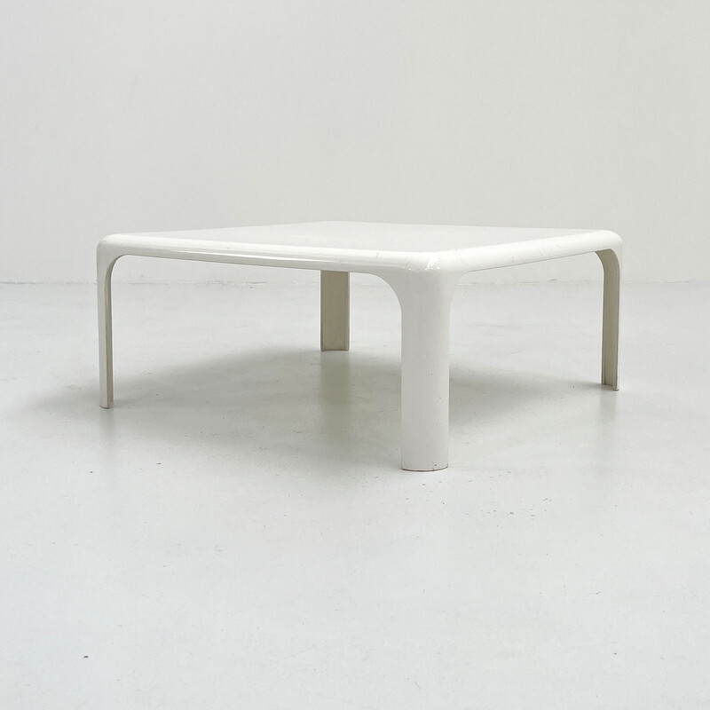 Tavolino vintage bianco Demetrio 70 di Vico Magistretti per Artemide, 1960
