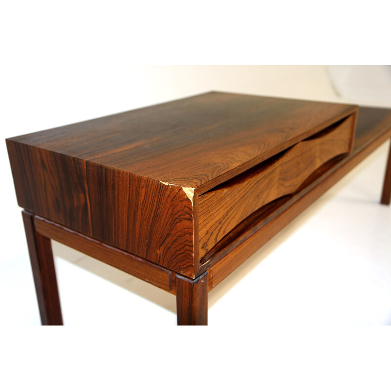 Vintage rosewood telephone bench by Wards Ateljéér Ab, Denmark 1960