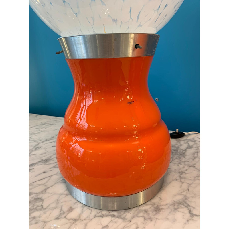 Orangefarbene Vintage-Lampe von Carlo Nason, 1970