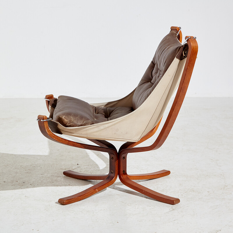 Vintage Falcon fauteuil van Sigurd Ressell voor Vatne Møbler, 1960