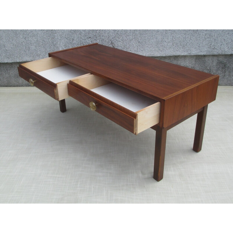 Vintage teak console, Sweden 1970