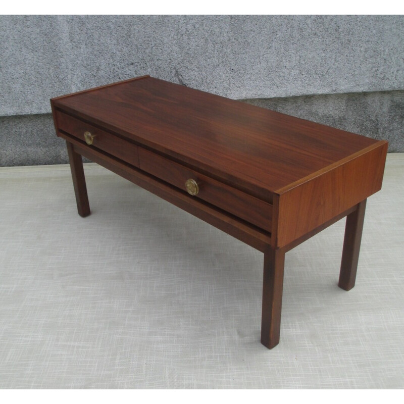 Vintage teak console, Sweden 1970