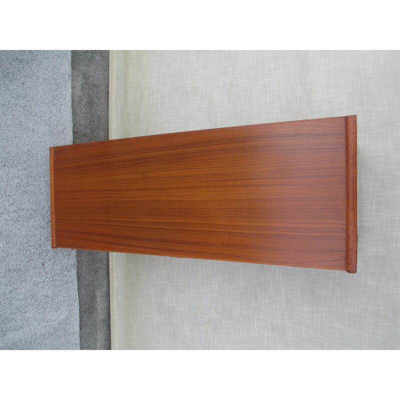 Vintage teak console with drawers, Denmark 1960