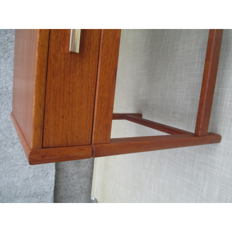 Vintage teak console with drawers, Denmark 1960