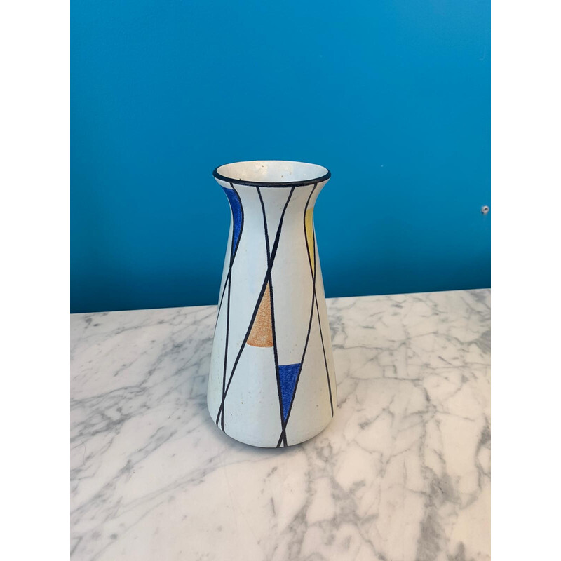 Vintage "West Germany" ceramic vase, 1970