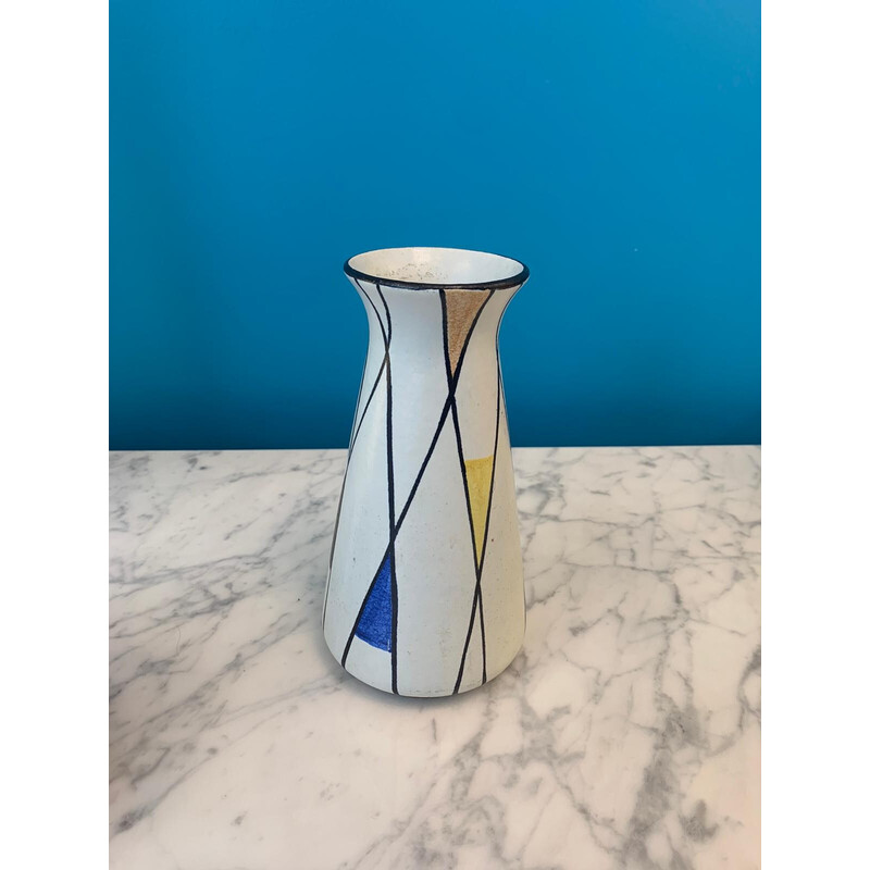 Vintage "West Germany" ceramic vase, 1970