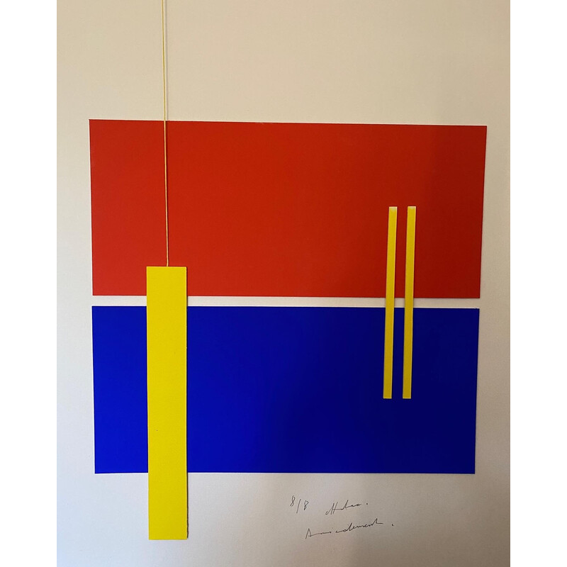 Alte Komposition von Albert Chubac, Frankreich 1980