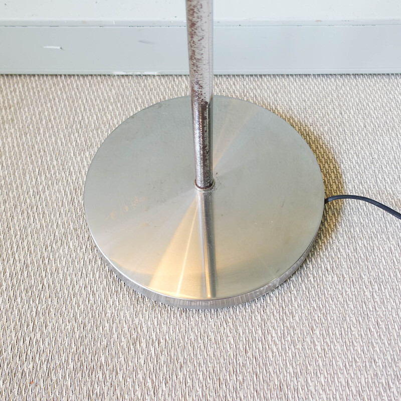 French vintage sculptural floor lamp "Ruban" by Jacques Charles for Maison Charles, 1960s