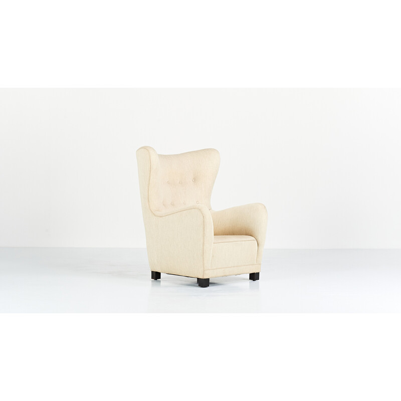 Vintage armchair model Fh 1672 by Fritz Hansen, Denmark 1940