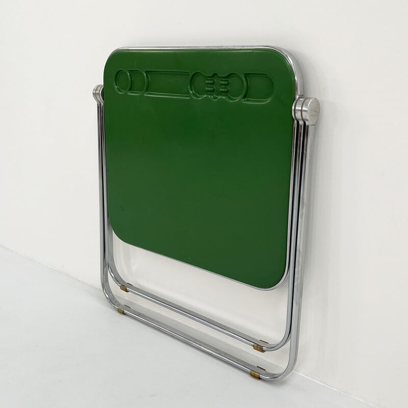 Mesa dobrável Vintage Green Platone de Giancarlo Piretti para Anonima Castelli, década de 1970