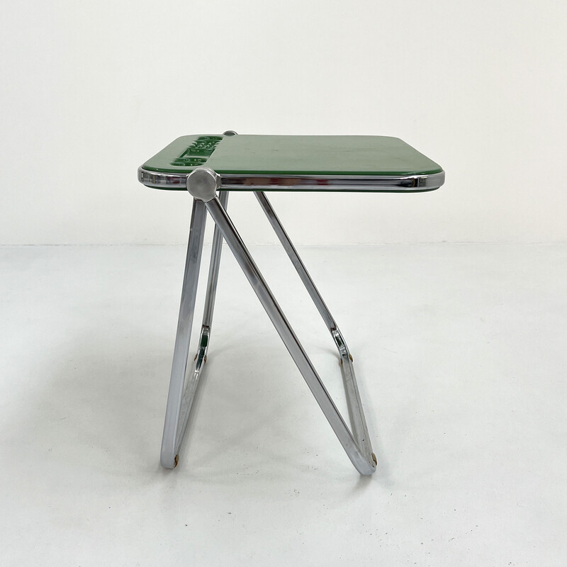 Bureau pliant Platone vintage vert par Giancarlo Piretti pour Anonima Castelli, 1970