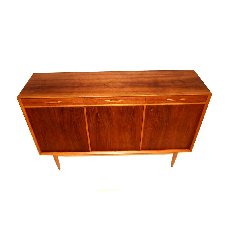 Vintage teak and oakwood sideboard, Sweden 1960