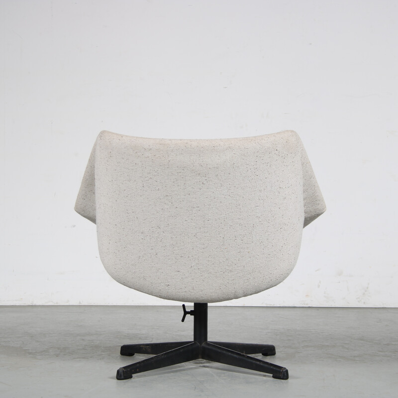 Vintage "Fm08" swivel armchair by Cees Braakman for Pastoe, Netherlands 1960s